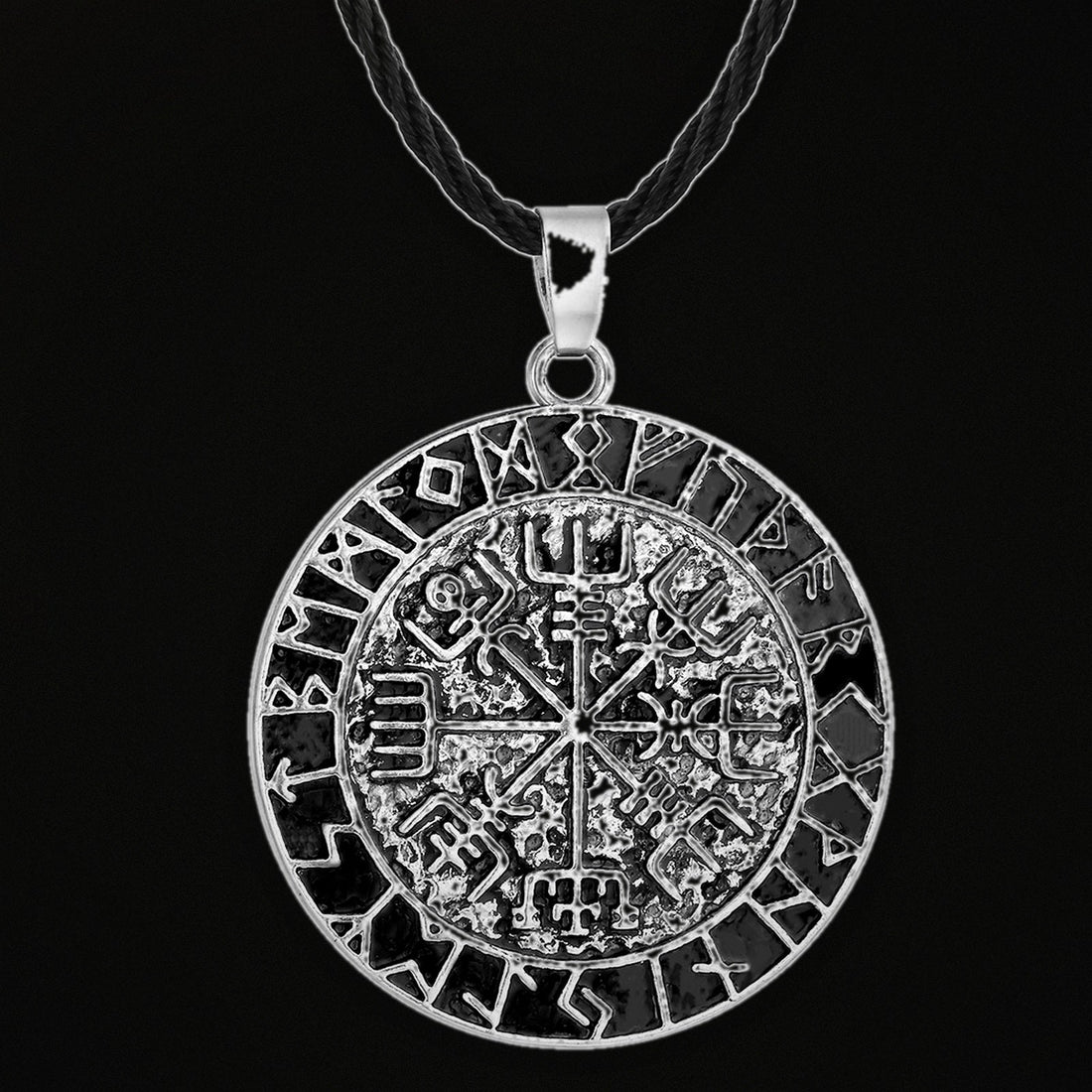 Futhark Compass: Silver Rune Guidance Necklace: Meaning, Use, and Who It Fits - Vana Soul product guide