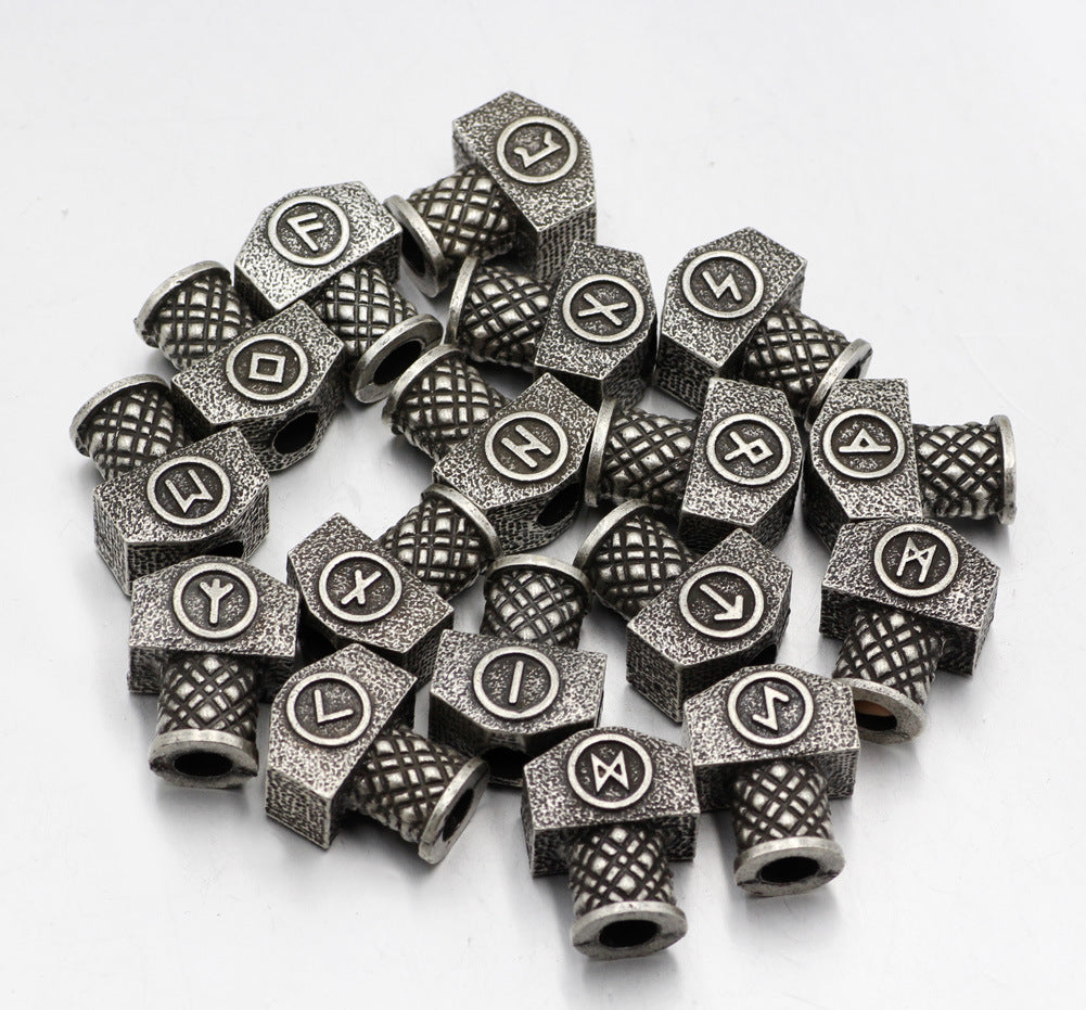 Norn Stones: Black Rune Bead Divination Set