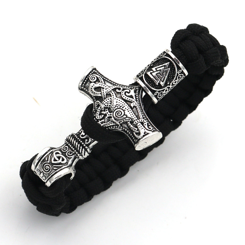 Aegis Wolf: Helm of Awe Cord Bracelet