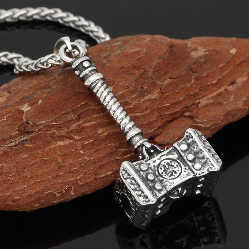 Mjolnir Ward: Thor Hammer Protection Pendant