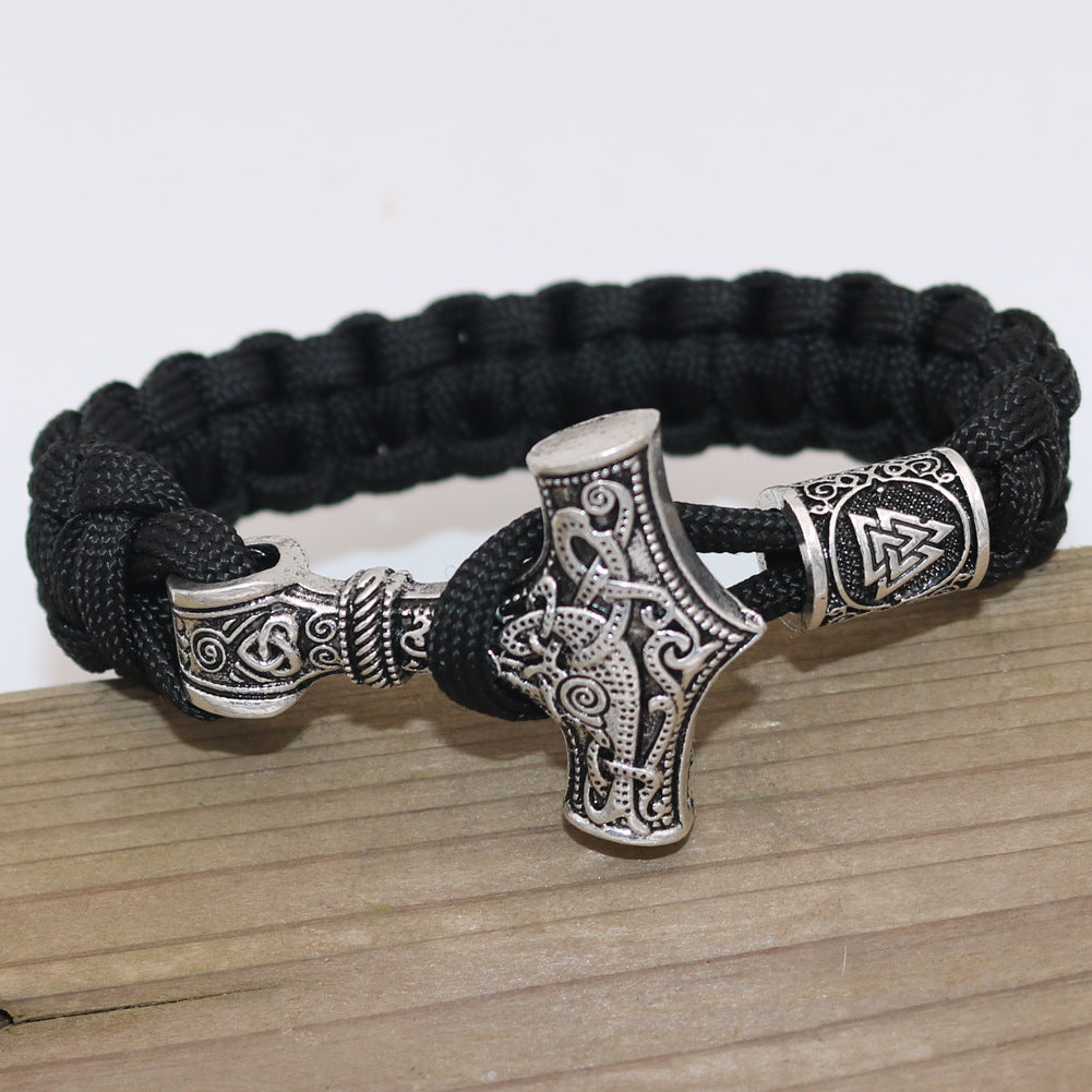 Aegis Wolf: Helm of Awe Cord Bracelet