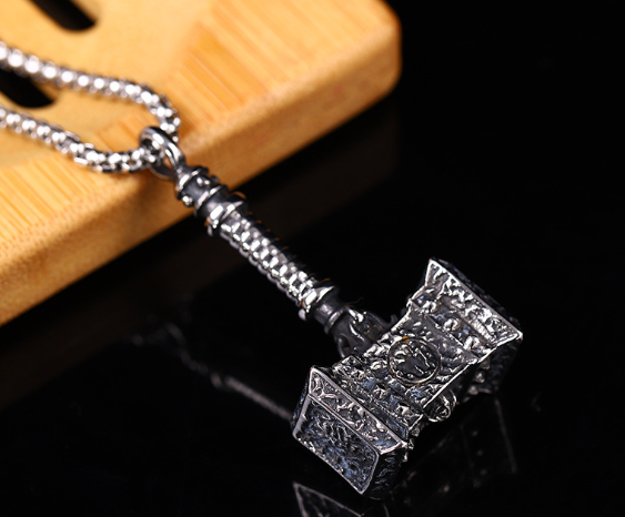 Mjolnir Ward: Thor Hammer Protection Pendant