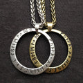 Silver Oath: Antique Elder Luna Rune Pendant