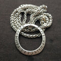 Silver Oath: Antique Elder Luna Rune Pendant