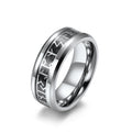 Tyrguard: Stainless Steel Elder Futhark Rune Ring