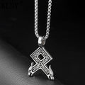 Vegvisir Path: Minimal Viking Rune Necklace