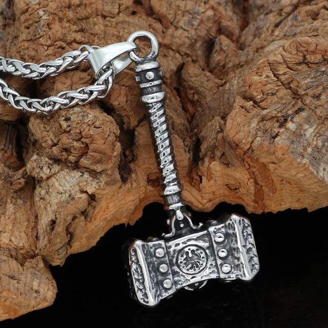Mjolnir Ward: Thor Hammer Protection Pendant