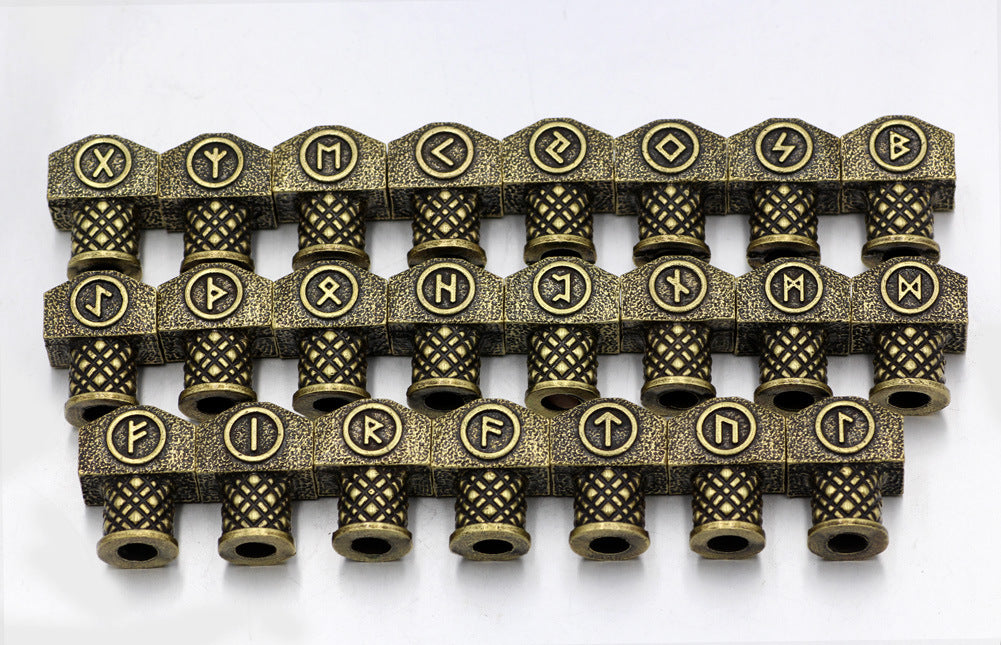 Norn Stones: Black Rune Bead Divination Set