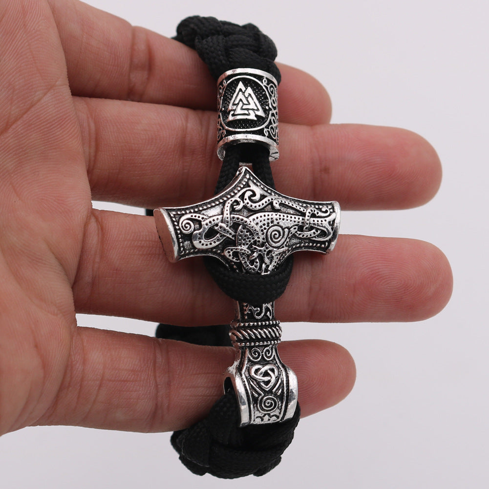 Aegis Wolf: Helm of Awe Cord Bracelet