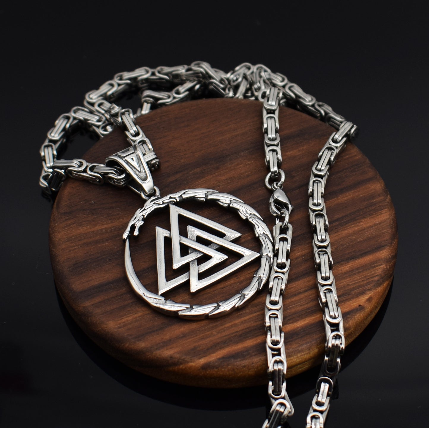 Valknut Oath: Norse Fate Amulet Necklace