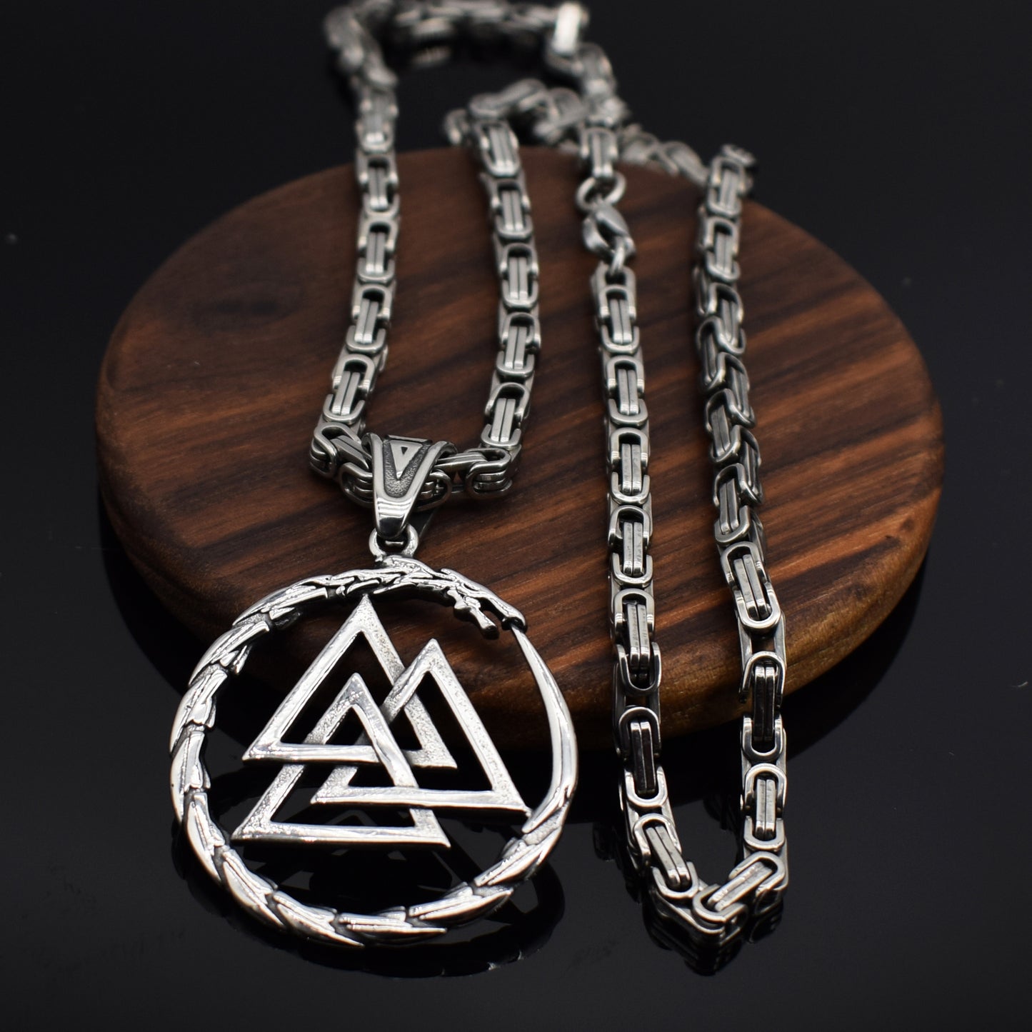 Valknut Oath: Norse Fate Amulet Necklace