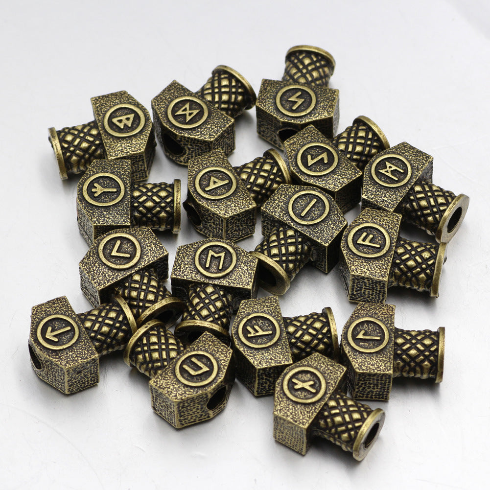 Norn Stones: Black Rune Bead Divination Set