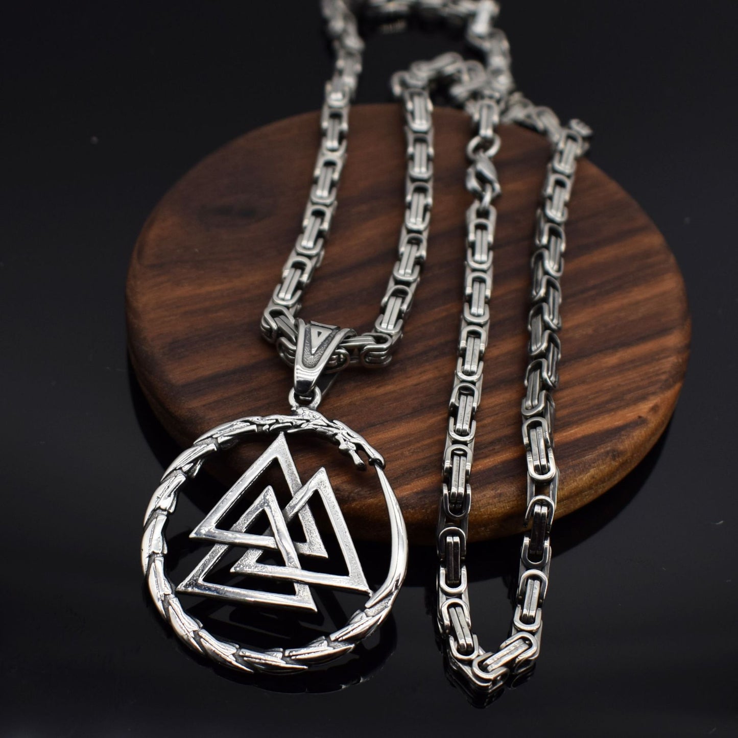 Valknut Oath: Norse Fate Amulet Necklace