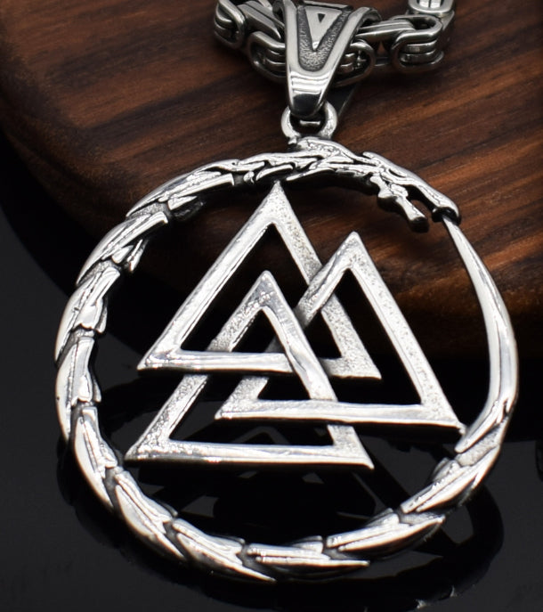 Valknut Oath: Norse Fate Amulet Necklace