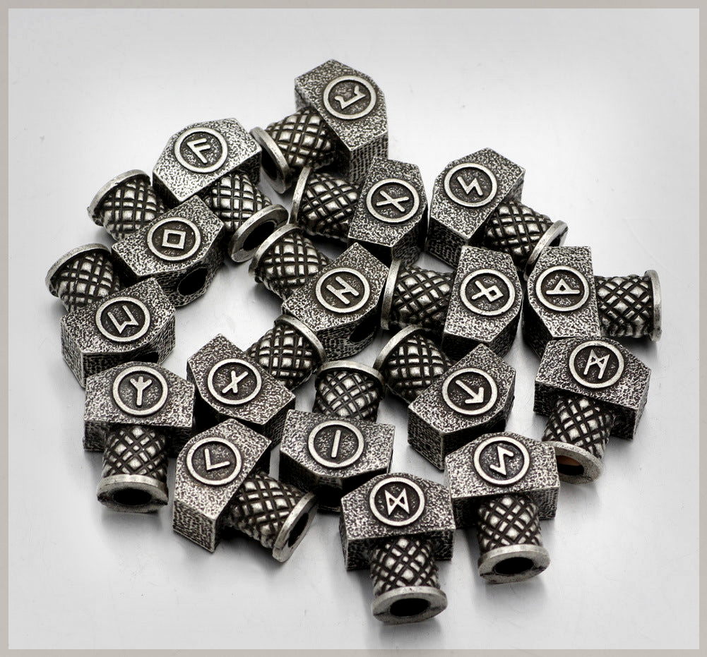 Norn Stones: Black Rune Bead Divination Set product photo for Vana Soul