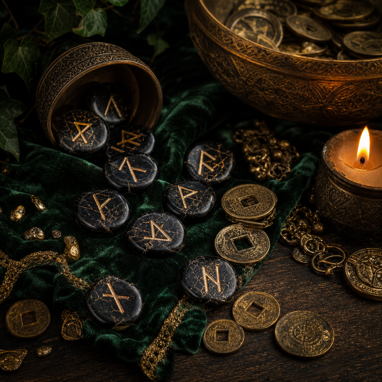 Money Rune Reading: Choose a Symbol for Resources, Value, and Patience by Vana Soul